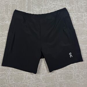 On Cloud Running Hybrid Lightweight Quick Dry Black Short Men Size XL